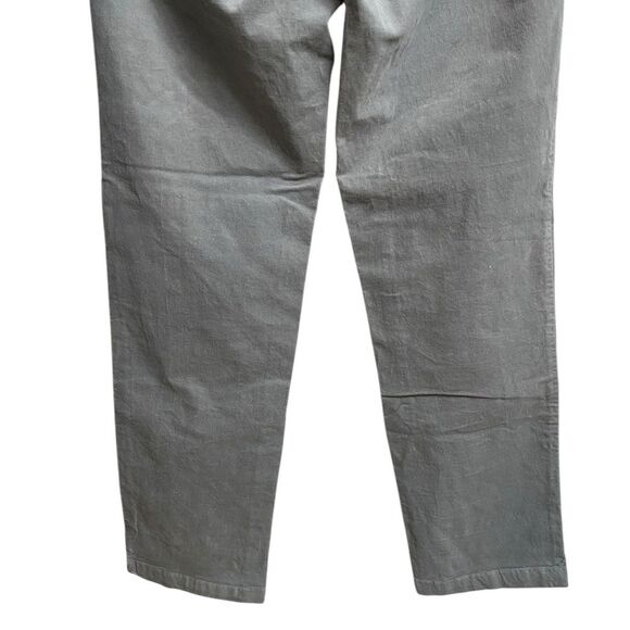 Cut Loose Slim Ankle Lightweight Corduroy Pants Women's Size XS Grey Tapered Leg - Picture 10 of 14